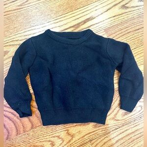 Play by Little Sleepies Black Knit Sweater